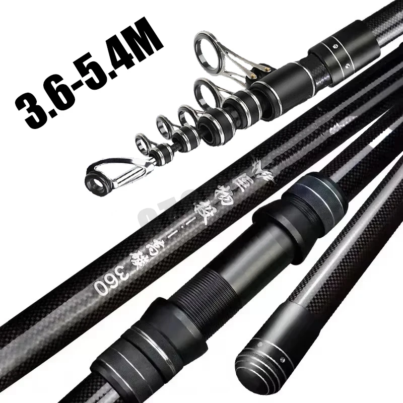 3.6m 4.5m 5.0m 5.4m Telescopic - Fishing Rod Surf ulasan dan harga